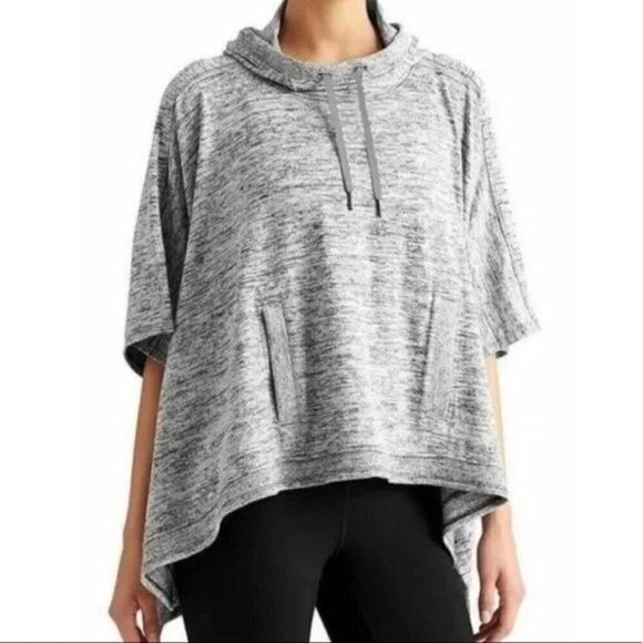 Athleta Blissful Hooded Poncho Sweatshirt, Size S - Picture 2 of 9